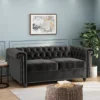 Brinkhaven Modern Glam Tufted Velvet Loveseat With Nailhead Trim - Christopher Knight Home 2 Brinkhaven Modern Glam Tufted Velvet Loveseat With Nailhead Trim - Christopher Knight Home -Quality Furniture Store GUEST d44e181a 541e 4f63 b50e 90cbf8086668