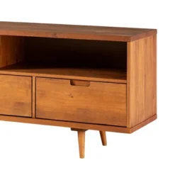 Cara Mid-Century Modern 3 Drawer TV Stand For TVs Up To 65" - Saracina Home -Quality Furniture Store GUEST dca4b737 87bc 4171 8896 516227b5b85f