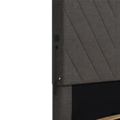 Yanis Upholstered Bed With USB - Room & Joy -Quality Furniture Store GUEST e144e563 aadc 4474 9e67 d63bf716d06f