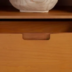 Cara 3 Drawer Mid-Century Modern 3 Drawer TV Stand For TVs Up To 80" - Saracina Home -Quality Furniture Store GUEST e7b4bc5b d927 4b22 b708 78a05079bde7