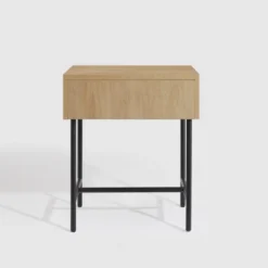 Modern Reeded 1 Drawer Side Table - Saracina Home -Quality Furniture Store GUEST ed85cd9e 576e 49b1 a9e0 0ff16b1b58c7