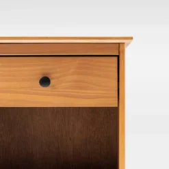 Stiva Classic Mid-Century Modern 1 Drawer Nightstand - Saracina Home -Quality Furniture Store GUEST ef3bcb3d 21cf 4f34 97e2 f86d10a0ba40