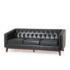 Ovando Contemporary Upholstered 3 Seater Sofa - Christopher Knight Home -Quality Furniture Store GUEST f4dd6d22 3980 48c9 be82 1ba0e36ed9c3