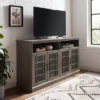 Transitional 4 Door Windowpane TV Stand For TVs Up To 65" - Saracina Home -Quality Furniture Store GUEST f65e182b 32d5 42aa 9fc8 2e5b84107c24