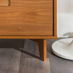 Mid-Century Modern Groove Wood 6 Drawer Dresser - Saracina Home -Quality Furniture Store GUEST f912aa86 b894 4cef beef 9d751404aa65