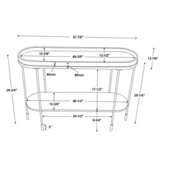 Wood & Metal Console Table - Black - Hearth & Hand™ With Magnolia -Quality Furniture Store GUEST fec9fccd 6dff 4fd7 82f9 d4eb3de00b32